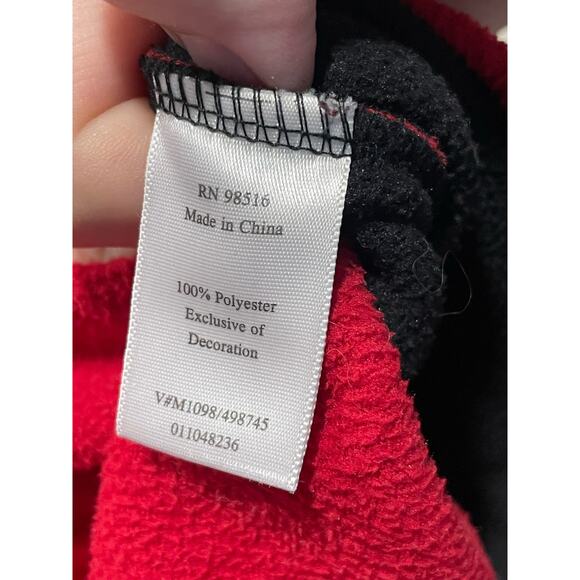 Coldwater Creek Women's Size XL Fleece Jacket Quarter Zip Top Red Pullover - Picture 8 of 9
